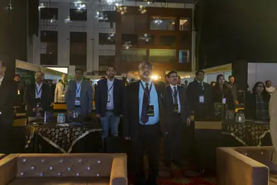 Eminence MSME Awards: Guests standing together in the event hall