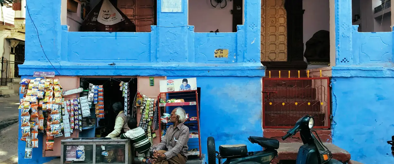 Shopfront of a local business in Jodhpur