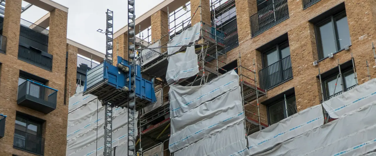 Apartment building under construction